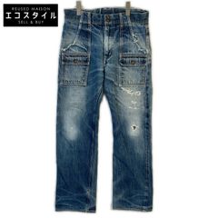 FULLCOUNT フルカウント 1246 ブルー ダメージ デニム ブッシュパンツ 31 FULLCOUNT フルカウント 1246 ブルー ダメージ デニム ブッシュパンツ