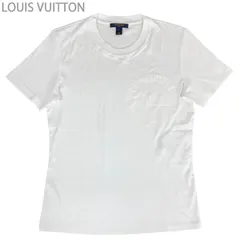 【中古】LOUIS VUITTON ルイ・ヴィトン LVワールドツアー スタンプ Tシャツ レディース RW191W DMF FGTS15 ホワイト L コットン イタリア製のサムネイル