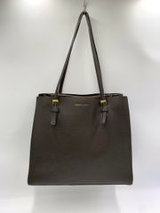 Charles & Keith ダブルハンドルトートバッグ ダークモス - メルカリ