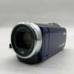 TB549【通電確認済み】JVC デジタルビデオカメラ Everio GZ-E600-A ブルーカラーのサムネイル