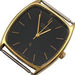 不動 シチズン CITIZEN 腕時計 クォーツ ブラック 4-712277 Y ブラック文字盤 QZ アナログ ゴールド CQ 【a89】