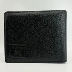 Burberrys バーバリーズ 二つ折り財布 ノバチェック 黒 ブラック レザーのサムネイル