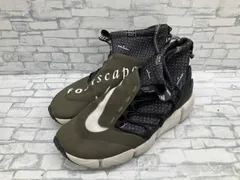通年 NIKE ナイキ スニーカー 924455-001 AIR FOOTSCAPE MIDUTILTY ハイカット ラバーソール メンズ 28cm グリーン系のサムネイル