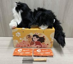 猫ぬいぐるみ リアル 本物そっくり ハンドメイド やさしい手触り