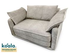Koala認定中古品】コアラソファベッド CUSHY オットマン ムーン