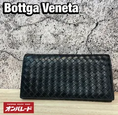 中古 Bottega Veneta ボッテガ 長財布 ブラックのサムネイル