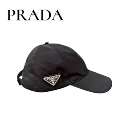 PRADA(プラダ) キャップ 2HC274 ブラック レディース L【中古】のサムネイル