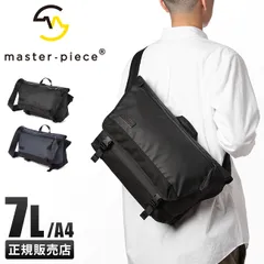 【メーカー正規品】マスターピース スリック メッセンジャーバッグ 7L A4 PC収納 軽量 防水 耐水 メンズ ブランド 日本製 master-piece slick 02487のサムネイル
