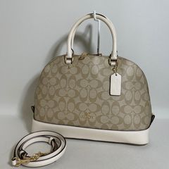 COACH シグネチャー ドーム型 ハンドバッグ - メルカリ