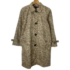 【中古】　MARC JACOBS　ステンカラーコート　ロング丈　フルボタン　総柄　古着　/2496のサムネイル