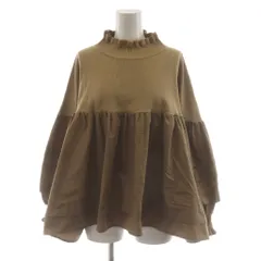 ジャイロ JAYRO カットソー 長袖 ニット 切替 茶 ブラウン /AN77 ■MAのサムネイル