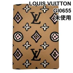 ● 未使用 ルイヴィトン LOUIS VUITTON ノートブック モノグラム ワイルド アット ハート カイエ クレマンス GI0655 ベージュ 6V722のサムネイル