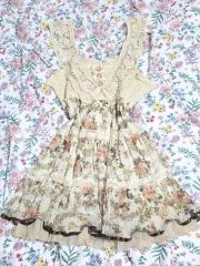 LIZ LISA 花柄 レース ミニワンピース 半袖 劇レア《未使用》 - メルカリ