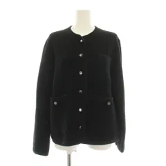 シンゾーン Shinzone ニット ジャケット アウター FO 黒 ブラック ノーカラー 長袖 ポケット付き 24SMSJK02 /YM35のサムネイル