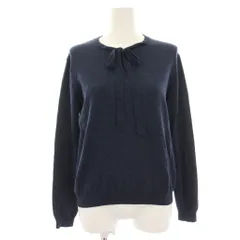 アーペーセー A.P.C. ニット カットソー 長袖 薄手 ウール S 紺 ネイビー 1110321 /HN39のサムネイル