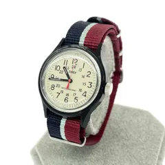 TIMEX タイメックス 腕時計 オリジナルキャンパー  クォーツ/SS×ナイロン/    ブラック×マルチカラー レディース / 240001209109のサムネイル