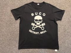 ザリアルマッコイズ BUCO TEE SKULL PISTON BK(L) - メルカリ