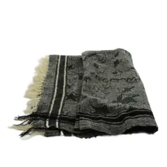 ツモリチサト TSUMORI CHISATO ストール フリンジ 星柄 猫柄 グレー /AN38のサムネイル
