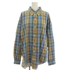 シンゾーン Shinzone CHECK DADDY SHIRT チェック シャツ ブラウス 長袖 PO ベージュ 青 26SMSBL11 /☆G17のサムネイル