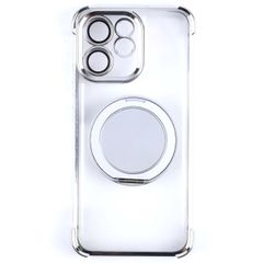 OPPO Reno15 A ケース スマホリング 付き 耐衝撃 薄型 ソフト ケース 【Color】シルバーのサムネイル
