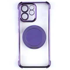 OPPO Reno15 A ケース スマホリング 付き 耐衝撃 薄型 ソフト ケース 【Color】パープルのサムネイル