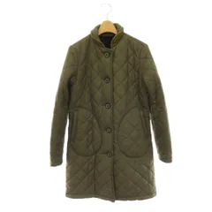 マッキントッシュ MACKINTOSH キルティングコート アウター 中綿 ロゴボタン 34 オリーブグリーン /CX ■OSのサムネイル