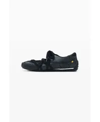 デジグアル レディース シューズ スニーカー レース レザー Desigual Womens Leather laceup sneaker Black ブラックのサムネイル