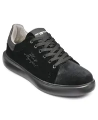 カール ラガーフェルド メンズ シューズ スニーカー KARLAGERFELD PARIS Mens Round Toe Sneakers Black ブラックのサムネイル