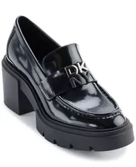 ダナ キャラン ニューヨーク レディース シューズ パンプス プラットフォーム ローファー ヒール DKNY Womens Texas Heeled Platform Loafers Black ブラのサムネイル