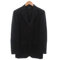 イージーバイゼニア EZ by Zegna テーラードジャケット 46R 黒 ブラック ノッチドラペル ウール /SC ■ECF006のサムネイル