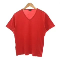 ポールスミスコレクション PAUL SMITH COLLECTION Tシャツ XL 赤 レッド Vネック 半袖 テープ装飾 /NU ■ECF006のサムネイル