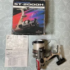 【当時物 箱説付】ダイワ ロングビーム ST-2000H スピニングリール 遠投 投げ釣り カゴ釣り オールドタックル 昭和レトロ ビンテージ ギア比5.1 完品 輸出歓迎 Daiwa LONGBEAM ST-2000H Surf Casting Reelのサムネイル