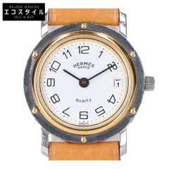 ✨極美✨HERMES エルメス クリッパー クォーツ レディース イエロー