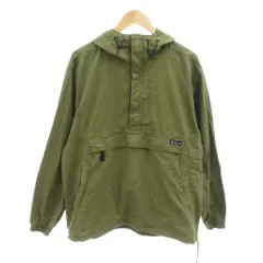 ウールリッチ WOOLRICH プルオーバーアノラックパーカー M カーキ 無地 長袖 ハーフジップ UWG0 5S /TQ ■ECF006のサムネイル