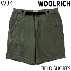 【USED／W34】WOOL RICH アウトドア フィールド ショーツ ライトオリーブのサムネイル