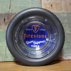 Firestone タイヤアッシュトレイ 卓上灰皿 FS TIRE ファイアストン TIRE ASHTRAYのサムネイル