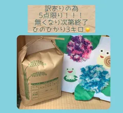 数量限定！5点限り！訳あり　ひのひかり　3キロのサムネイル
