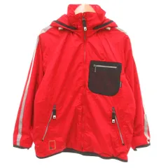 デサント DESCENTE マウンテンパーカー ジャケット ジップアップ S 赤 レッド /JS ■GY53のサムネイル