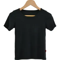アルベロベロ ALBEROBELLO Tシャツ ブラック ぶたさん 刺しゅう 半袖 レディースのサムネイル