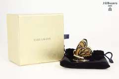 Bf2743 ESTEE LAUDER エスティローダー 練り香水 バタフライ ビューティフル ソリッド パフューム 蝶 香水 箱有 保存袋あり インテリア 珍品 数量限定 クリスマスのサムネイル