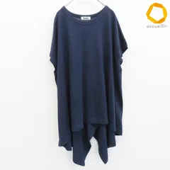 イッセイミヤケ ISSEYMIYAKE チュニック カットソー 半袖 紺系 レディース [x960619]のサムネイル