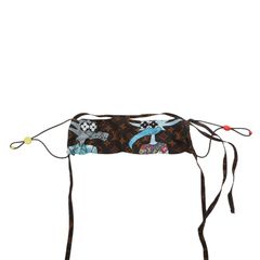 LOUIS VUITTON ルイヴィトン マスク 布 マスクカバー コットン 青