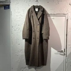CLANE クラネ DOUBLE WOOL LONG COAT ステンカラーコート 11101-0092 ブラウン size:2【表参道B01】のサムネイル