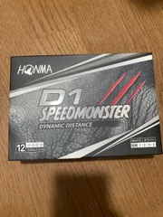 ✨新品未使用✨ HONMA ホンマ D1 SPEEDMONSTER ゴルフボール 1ダース 12個入り 高反発 飛距離性能のサムネイル
