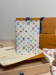 ルイヴィトン x 村上隆 パスポートケース マルチカラー - メルカリ