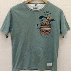 ブルースタンダード　BLUE STANDARD　別注　ペンギンポケット付き　Tシャツ　レディース ジャガード スラブのサムネイル