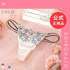 【メール便】【新品】ココランジェ フローラルラッシュ Tバック ショーツ バックレース ストリング COCO Linge(M)のサムネイル