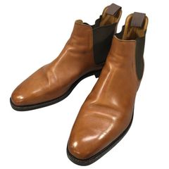 6E 極美品 CROCKETT＆JONES CHELSEA ダークブラウン - メルカリ