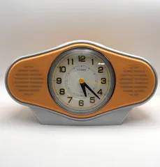 CITIZEN Timebean タイムビーン 目覚まし時計　オレンジのサムネイル
