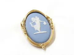 WEDGWOOD ウェッジウッド 陶器 カメオ ブローチのサムネイル